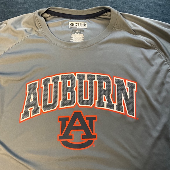 Auburn logo poly shirt sz lg - Picture 4 of 7